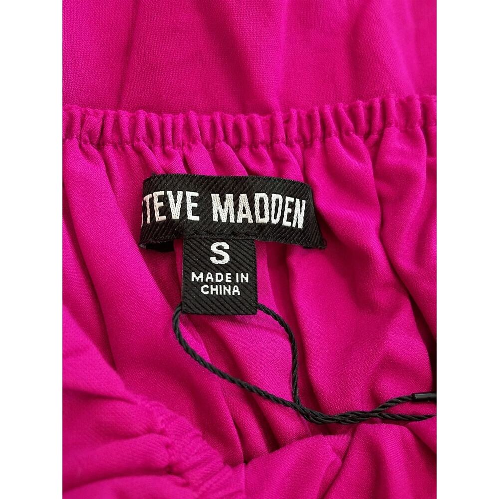 Steve Madden Pink Spaghetti-Strap Mini Dress Size Small - Picture 5 of 6
